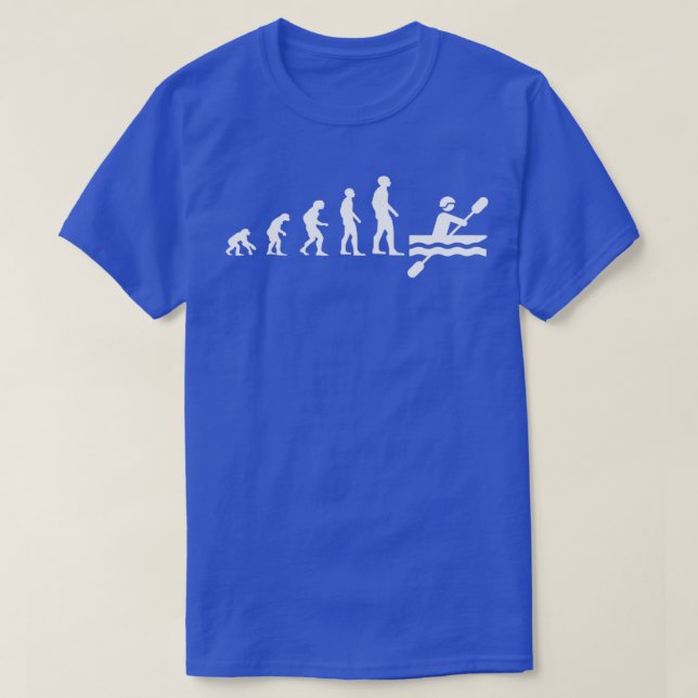 T-shirt Evolution Canoë Kayak Rowing Canoë Sport 2 (Design devant)