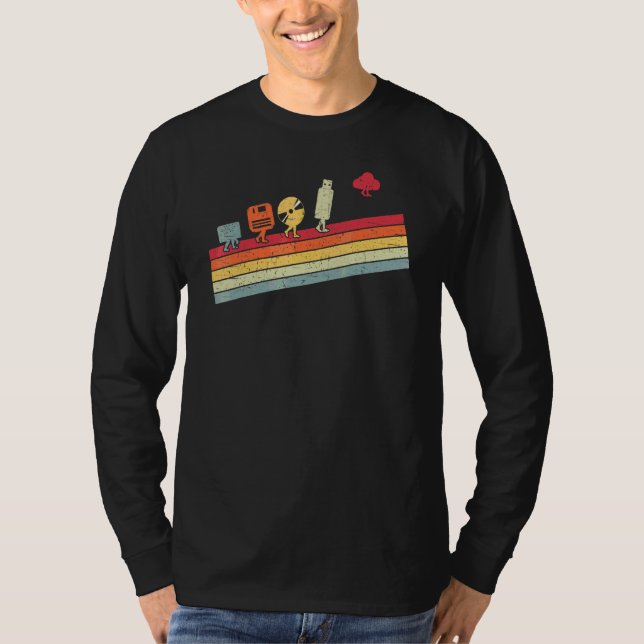 T-shirt Évolution Cloud Coding Programmation Développeur M (Devant)