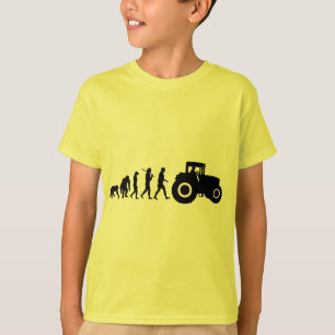 T-shirt Évolution d'agriculteurs d'élever des conducteur