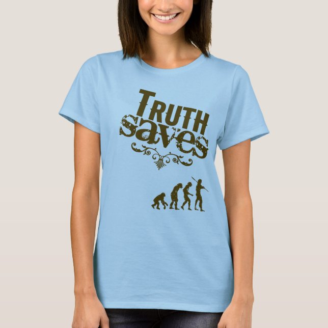 T-shirt Évolution (dames) (Devant)