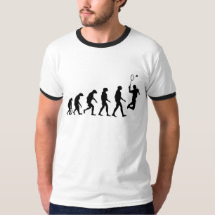 T-shirt Évolution de badminton