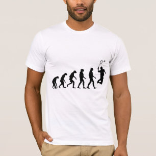 T-shirt Évolution de badminton