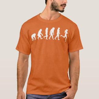 T-shirt Évolution de course minimale Filles de course