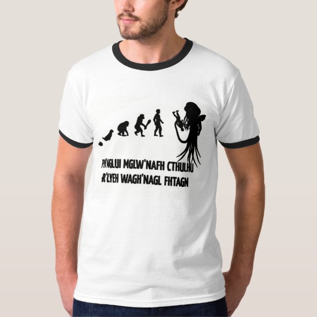 T-shirt Évolution de Cthulhu (Devant)