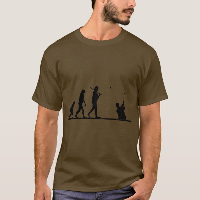 T-shirt évolution de golf (Devant)