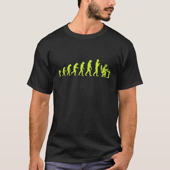 T-shirt Évolution de jeu drôle pour les joueurs (Devant)