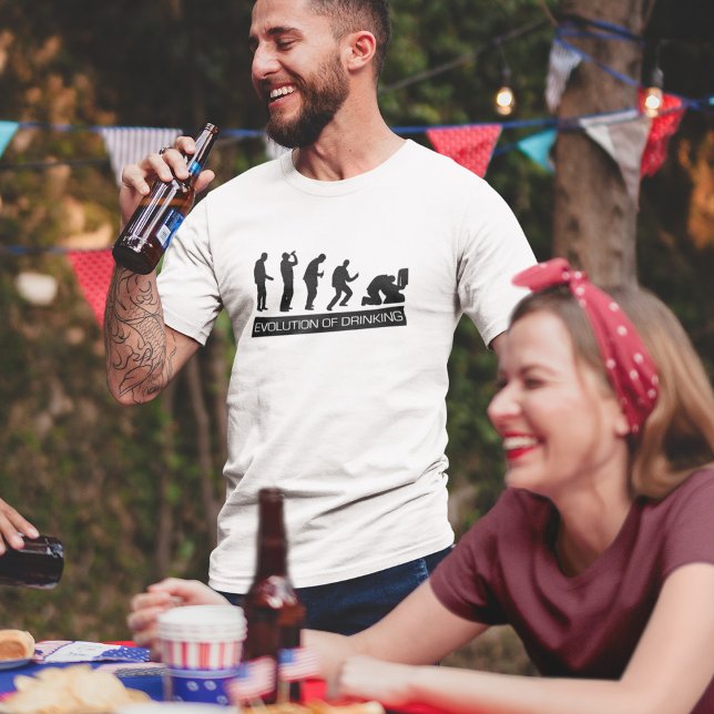 T-shirt Évolution de la boisson (Créateur téléchargé)