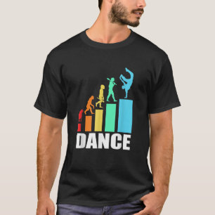 T-shirt Évolution de la danse break Danse break rétro
