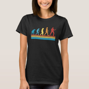 T-shirt Évolution de la guitare basse Guitariste basse rét