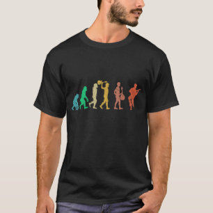 T-shirt Évolution de la mandoline