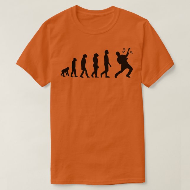 T-shirt évolution de la musique (Design devant)