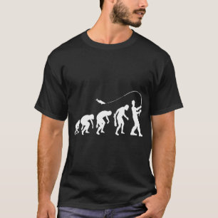T-shirt Évolution de la pêche - Amusing Evolution Amateur