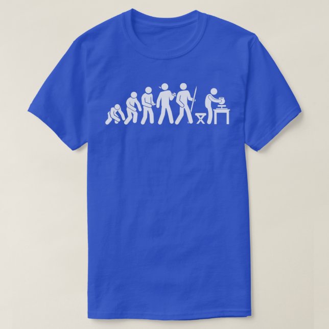 T-shirt Évolution De La Poterie (Design devant)