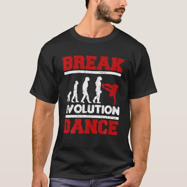 T-shirt Évolution de la rupture Hip hop 80S 90S (Devant)