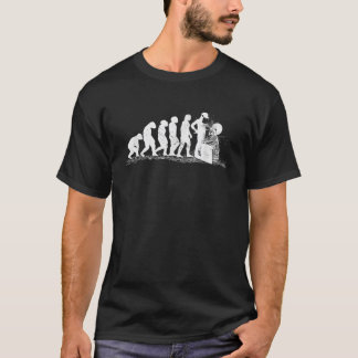 T-shirt Évolution de la tournerie Tourneur sur bois Tourna