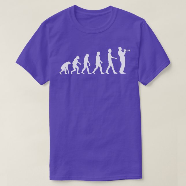T-shirt Évolution de la trompette (Design devant)