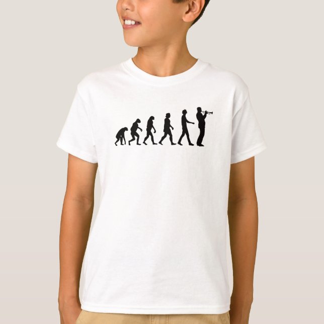 T-shirt Évolution de la trompette (Devant)