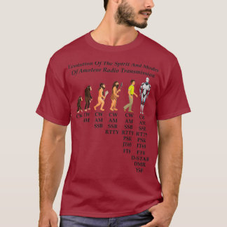 T-shirt Évolution de l'Esprit et des Modes d'Amateur