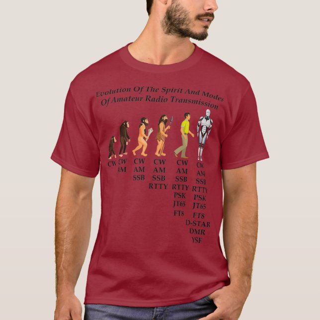 T-shirt Évolution de l'Esprit et des Modes d'Amateur (Devant)