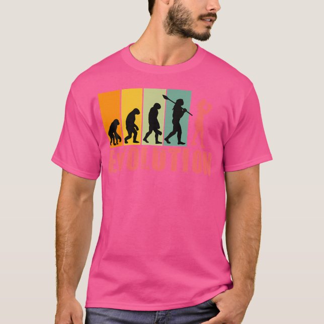 T-shirt Evolution De L'Homme Boxer Evolution Boxer (Devant)