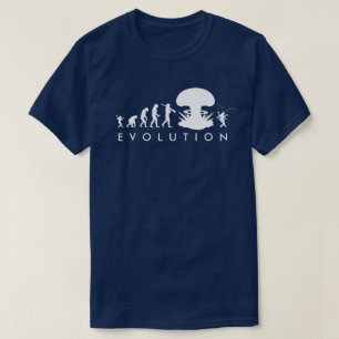 T-shirt Évolution de l'Homme et du Cafard Tableau d'Évolut