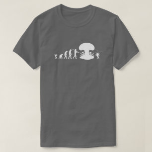 T-shirt Évolution de l'Homme et du Cafard Tableau drôle de