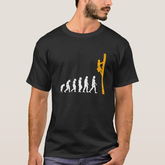 T-shirt Évolution De L'Ingénieur Électrique Lineman Pour U (Devant)