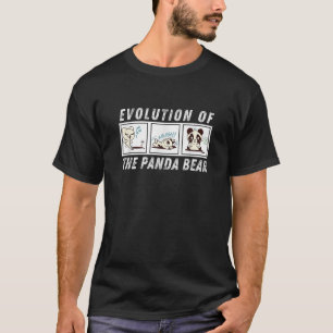 T-shirt Évolution de l'ours Panda Cadeau d'animal drôle