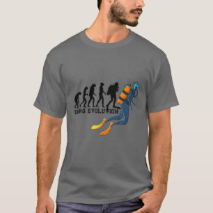 T-shirt Evolution de plongée Scuba Diver Apparel Dive Inst