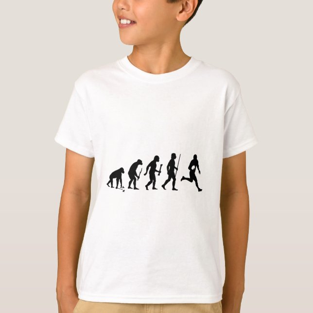 T-shirt Évolution de rugby (Devant)