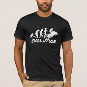 T-shirt Évolution de Snowmobile