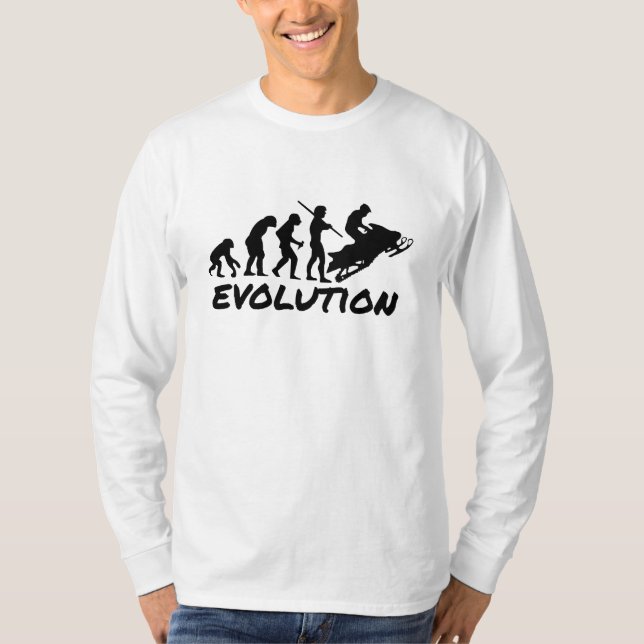 T-shirt Évolution de Snowmobile (Devant)