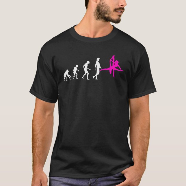 T-shirt Évolution de soie aérienne Acrobatie de soie aérie (Devant)