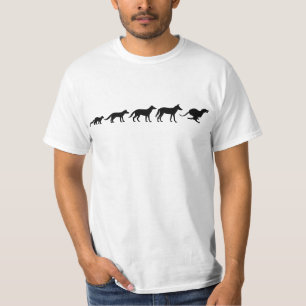 T-shirt Évolution de whippet