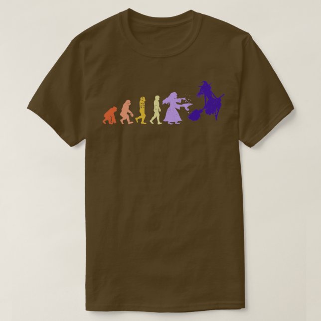 T-shirt Évolution De Witch (Design devant)