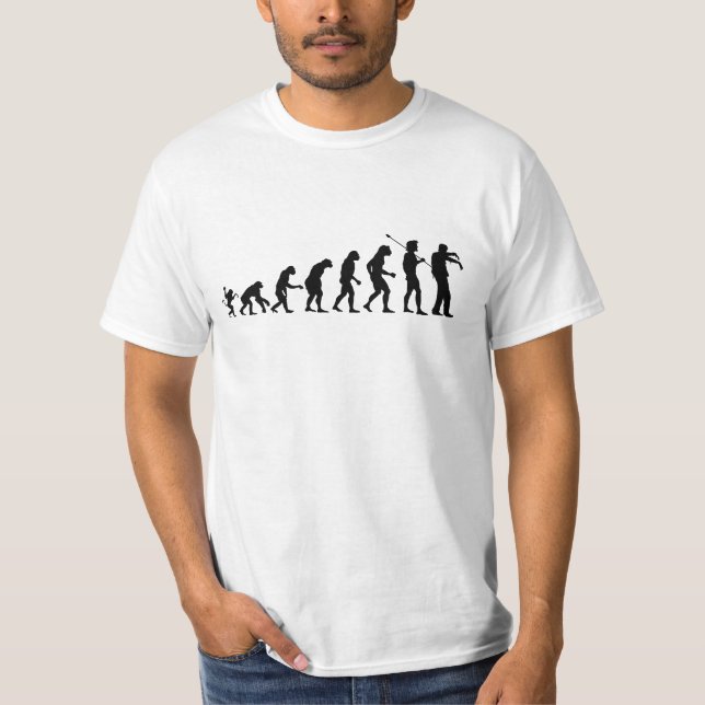 T-shirt Évolution de zombi (Devant)