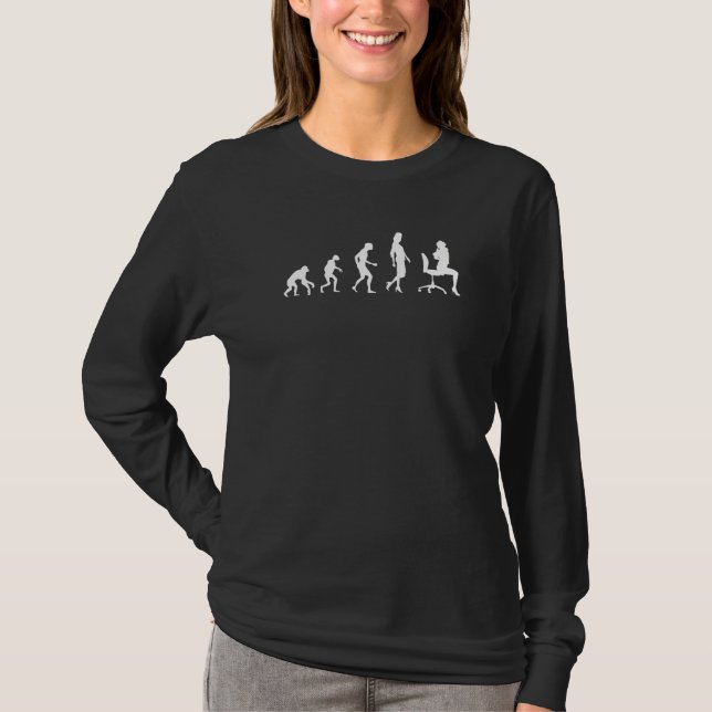 T-shirt Évolution Des Femmes Avec Douleur Dorsale Évolutio (Devant)