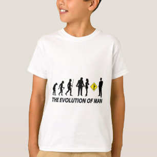 T-shirt Évolution des hommes faisant à leur guise