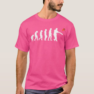 T-shirt Évolution des joueurs de cricket de cricket Jeu de