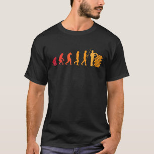 T-shirt Évolution des maquettes Drôle cadeau Wall Builde