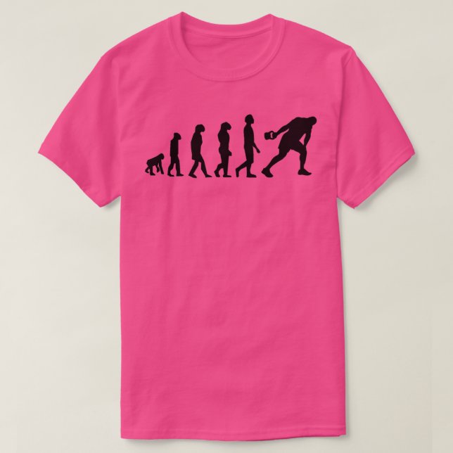 T-shirt Évolution des tranches de glace curling hivernal (Design devant)