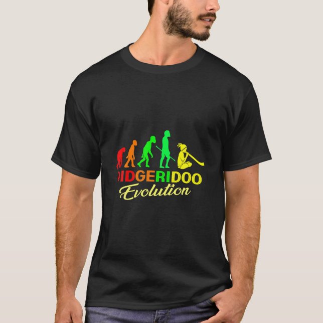 T-shirt Evolution Didgeridoo (Devant)