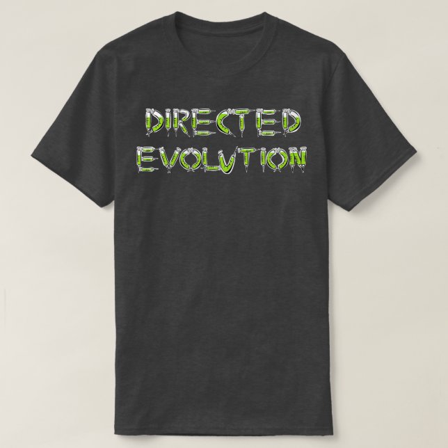 T-shirt Evolution dirigée Mot graphique Art du développeme (Design devant)