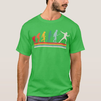 T-shirt Evolution Drôle Humour sportif de clôture pour un