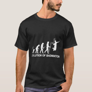 T-shirt Évolution du badminton
