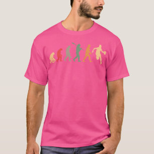 T-shirt Évolution du basket-ball Vintage