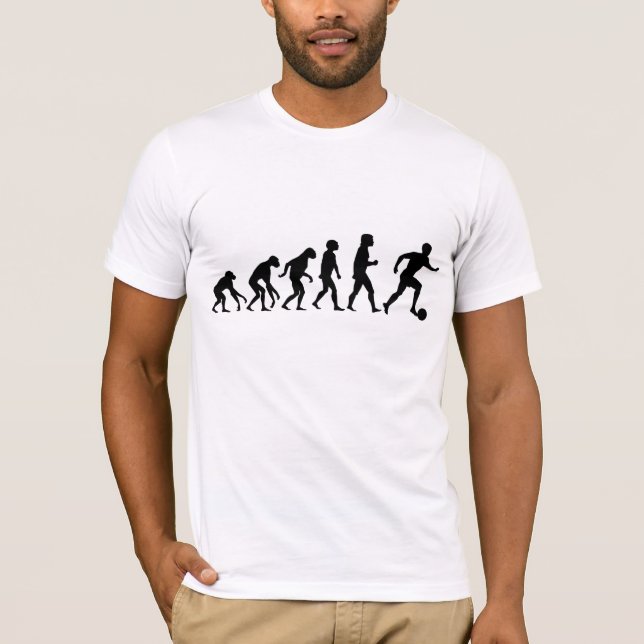 T-shirt Évolution du football (Devant)
