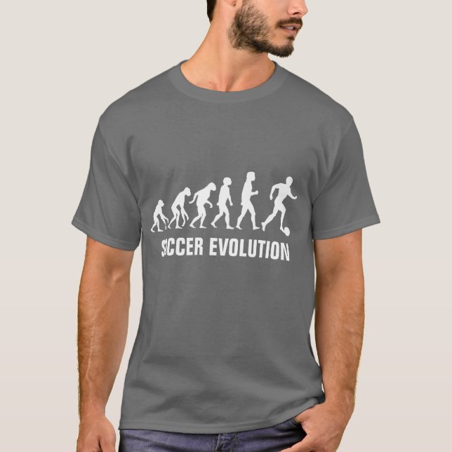 T-shirt Évolution du football (Devant)