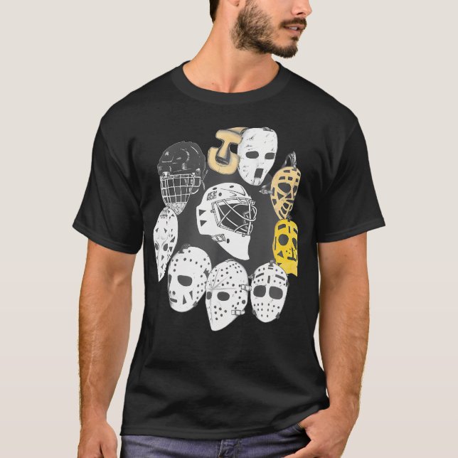 T-shirt Évolution du gardien de hockey sur glace Moderne (Devant)