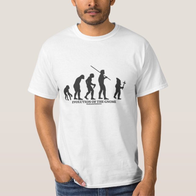 T-shirt Évolution du gnome (Devant)